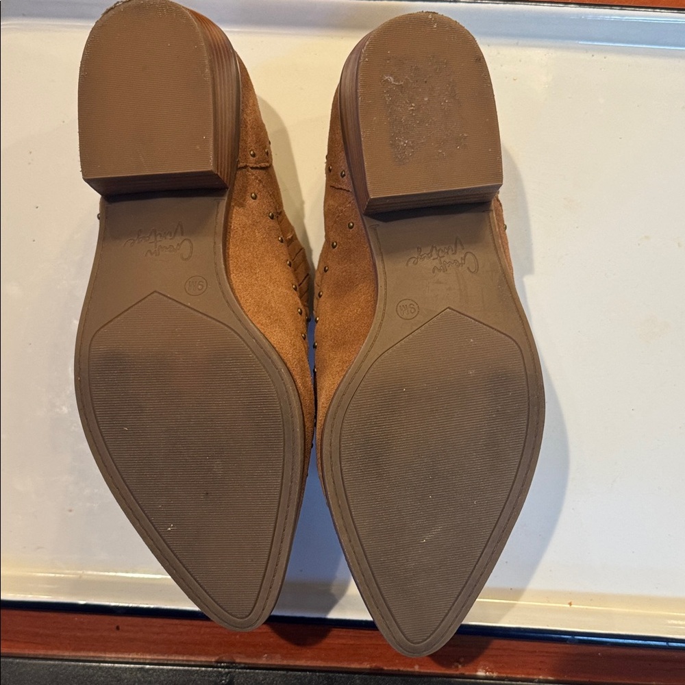 Crown Vintage Women’s Pecan Cow Suede Shoe Boots - Picture 6 of 16